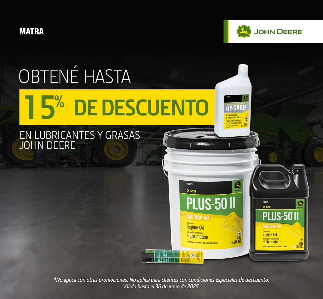 15% desc lubricantes JD